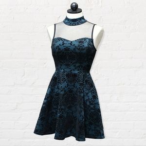 Charlotte Russe Fit & Flair Dress Size XS